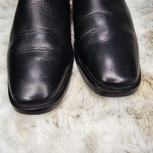 Aquatalia Colbie Women’s Chelsea Ankle Boots Weatherproof Zip Blck Leather US6.5 - Picture 11 of 13